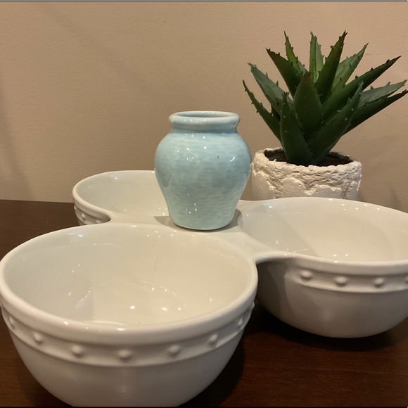 Pretty Pottery Vase Platter Decor 💐 - Picture 5 of 12